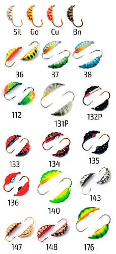 Мормышка вольфрамовая Spider Опарыш с ушком 3,0 мм 0,46 гр 131P фосфорн