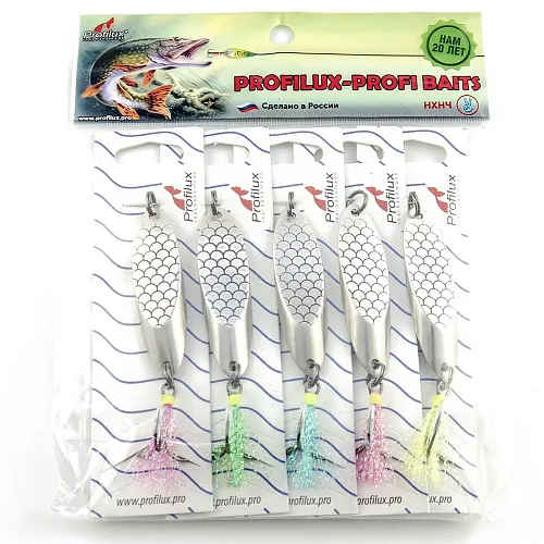 Блесна кастмастер Profilux (28 гр.) цвет 04 серебро чешуя
