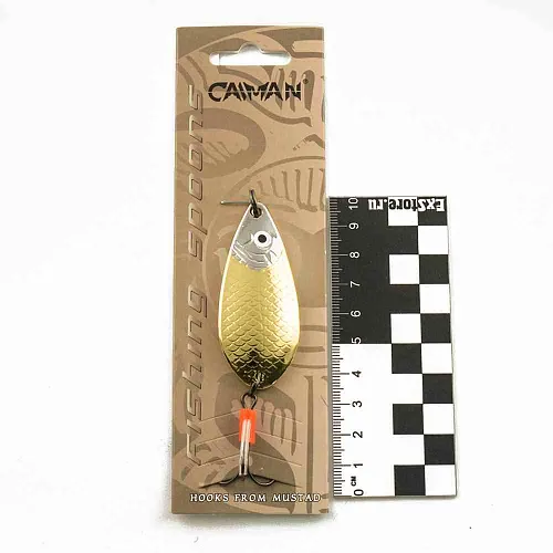 Блесна колеблющаяся Caiman Greedy 18гр 6,3см цвет CN36 (5шт в упак.)