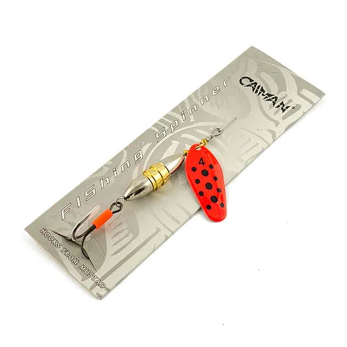 Блесна вращающаяся Caiman Wing standart 18гр #4 цвет CA105 (5шт в упак.)