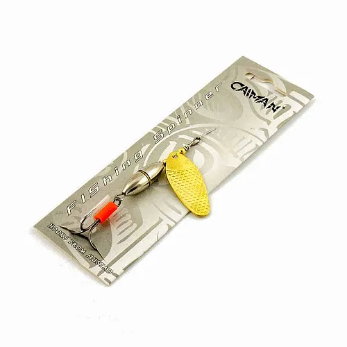 Блесна вращающаяся Caiman Oval core 15гр #5 цвет CA03 (5шт в упак.)