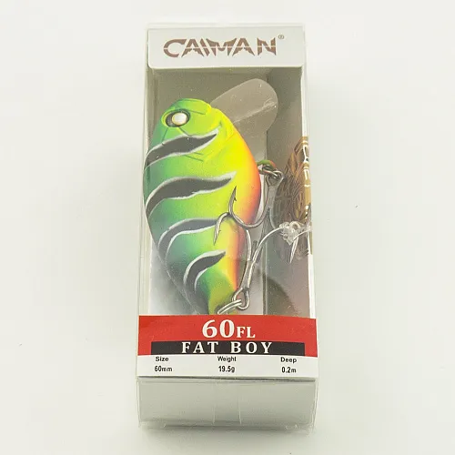 Воблер Caiman Fat Boy 60F 19,5g 0,2м цвет СМ12