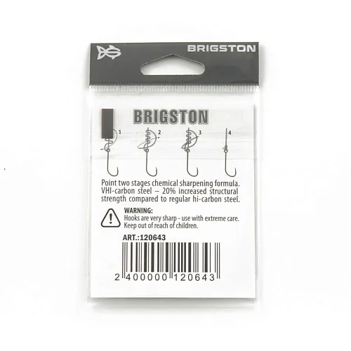 Крючок Brigston Keiryu Red № 7 ( уп. 5 шт.)