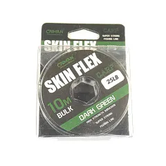 Поводочный материал Caiman Skin Flex в оплетке Dark Green 10m 25lbs 215865