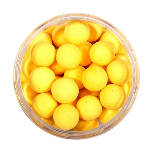 Бойлы GBS Baits Pop-up плавающие 8мм 40гр (уп. 6 шт) Ананас