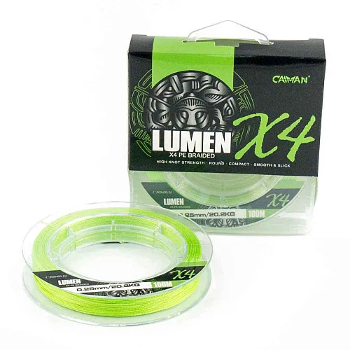 Шнур Caiman Lumen 100м 0,25мм зеленый