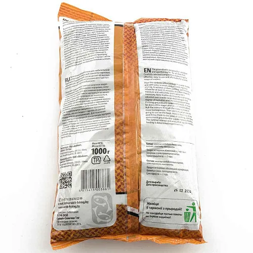 Прикормка Vabik Base 1 кг (в упак. 10 шт.) Сухари-семечки