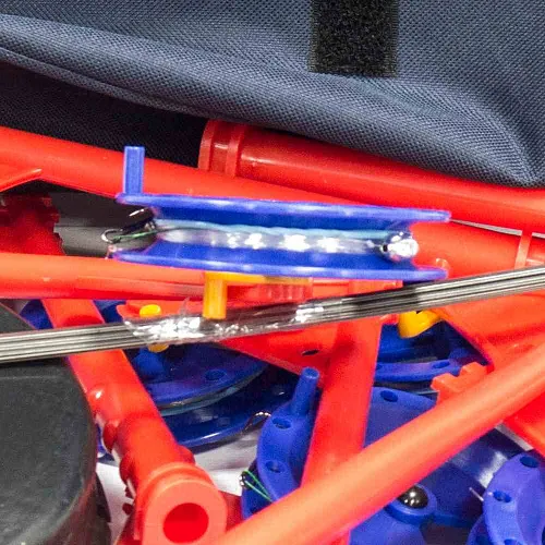 Набор жерлиц на стойке в сумке 10шт оснащенные (РБ)