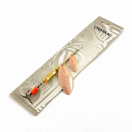 Блесна вращающаяся Caiman Longy Tandem 10гр #3 цвет CA01 (5шт в упак.)