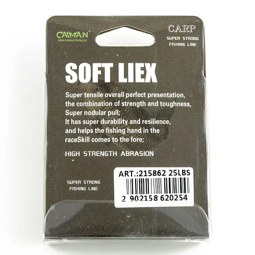 Поводочный материал без оплетки Caiman Soft Flex Camo Grey 10m 25lbs 215862