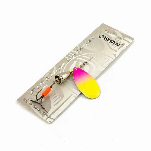 Блесна вращающаяся Caiman Round Accoustic 12гр #5 цвет CA18 (5шт в упак.)