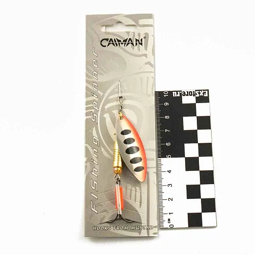 Блесна вращающаяся Caiman Longy classic 10гр #3 цвет CA07 (5шт в упак.)