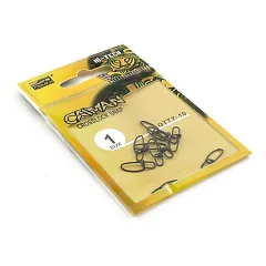 Застёжка Caiman 216030 Black mat #1 10шт/уп 
