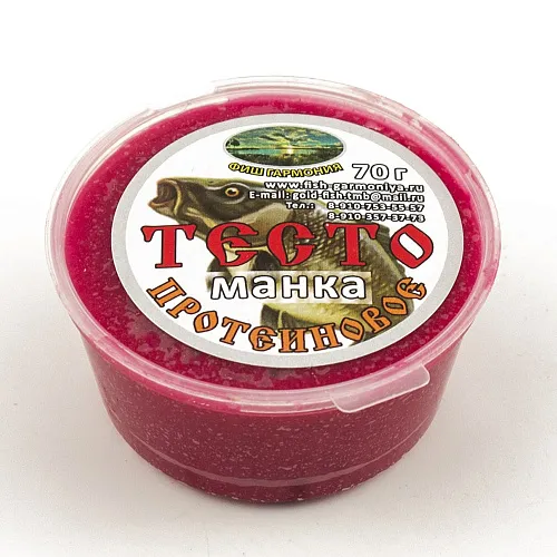Тесто готовое Magic "манка" клубника (10шт в упак)