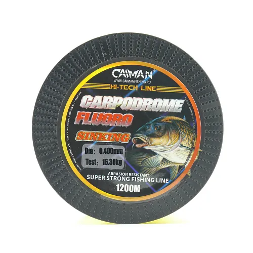 Леска Caiman Carpodrome Fluoro yellow 1200м 0,405мм 