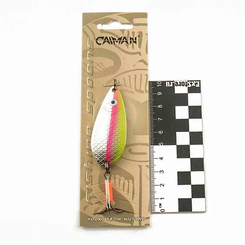 Блесна колеблющаяся Caiman Greedy 18гр 6,3см цвет CN15 (5шт в упак.)