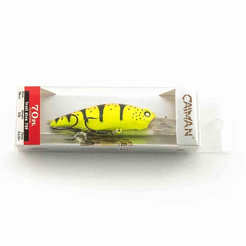 Воблер Caiman Troll dive 70F 8,5g 2,5м цвет СМ300
