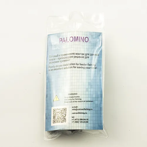 Монтаж Palomino PL6138-C с флэт кормушкой и антизакручивателем - 40g (10 шт в упак)