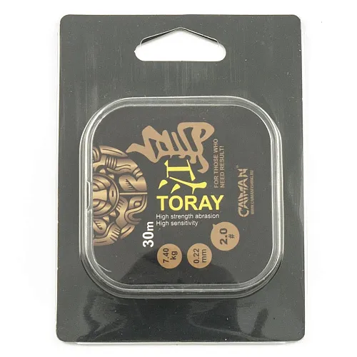 Леска Caiman Toray White 30м 0,22мм 