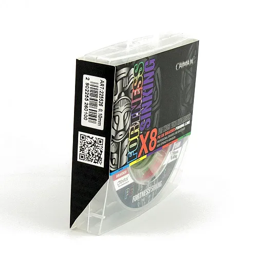 Шнур Caiman Fortness sinking 8PE 0,10 мм 150 м Multicolor 225526