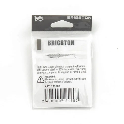 Крючок офсетный Brigston Wide Range Worm BN № 2/0 ( уп. 4 шт.)