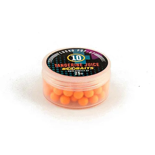 Бойлы Pop up BOO Baits 10мм Мандарин 25гр банка