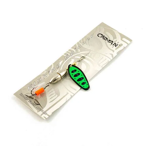 Блесна вращающаяся Caiman Oval core 15гр #5 цвет CA14 (5шт в упак.)