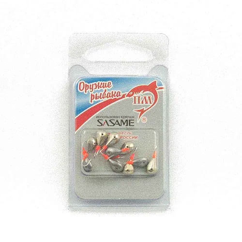 Мормышка Пирс мастер "Капля грань" 0.53г крючок Sasame 113-Н МП