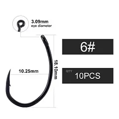 Крючок Carpking Yn hook №6 ( уп. 10шт.)