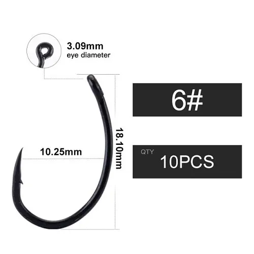 Крючок Carpking Yn hook №6 ( уп. 10шт.)