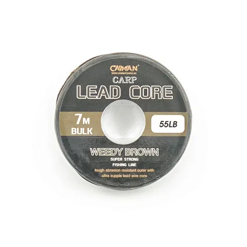 Лидкор Caiman Lead Core 7m 55lbs Weedy Brown 205858