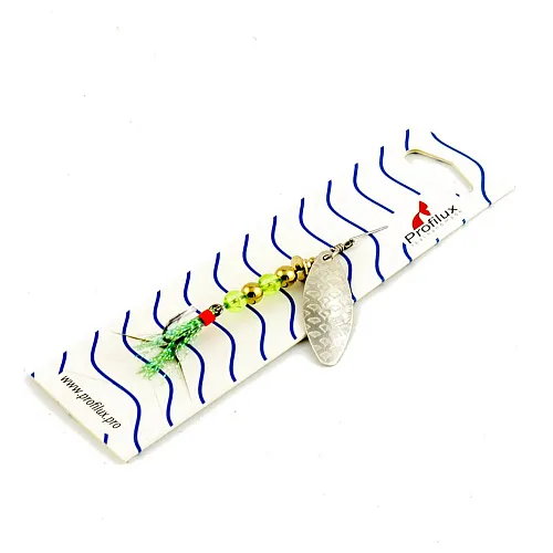 Блесна вращающаяся Profilux Лонг2 5гр цв. 04 серебро чешуя (5 шт в упак.)