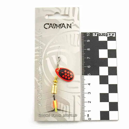 Блесна вращающаяся Caiman Round Classic 4гр #1 цвет CA26 (5шт в упак.)