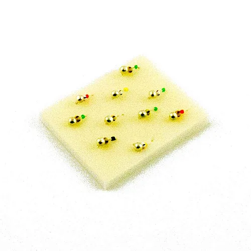 Мормышка вольфрамовая Мастив Дробь 4 петля серебро, бисер 0,6гр