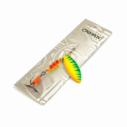 Блесна вращающаяся Caiman Longy Caterpillar 10гр #3 цвет CA52 (5шт в упак.)