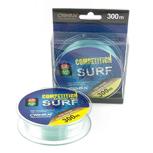 Леска Caiman Competition Surf 300 м 0,25мм синяя 