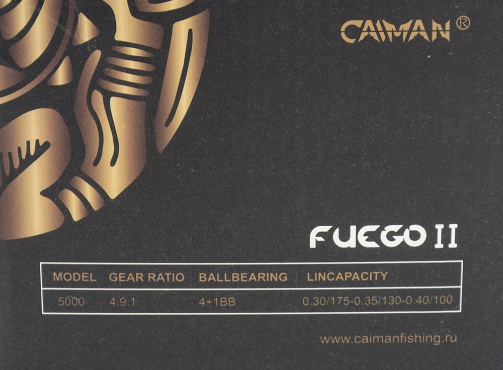 фотография товара Катушка Caiman Fuego II 5000 интернет-магазина Caimanfishing