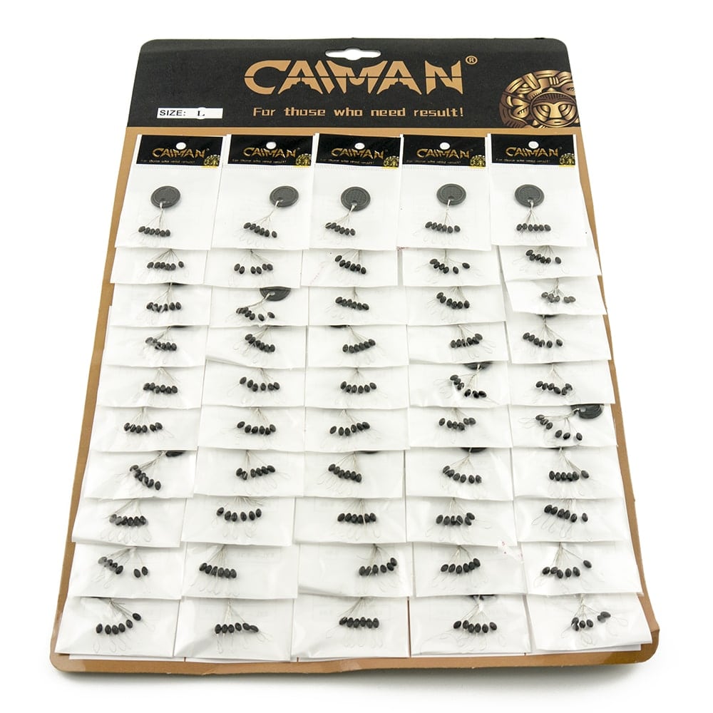 фотография товара Стопора Caiman "L" 50 шт на блистере 206702  интернет-магазина Caimanfishing