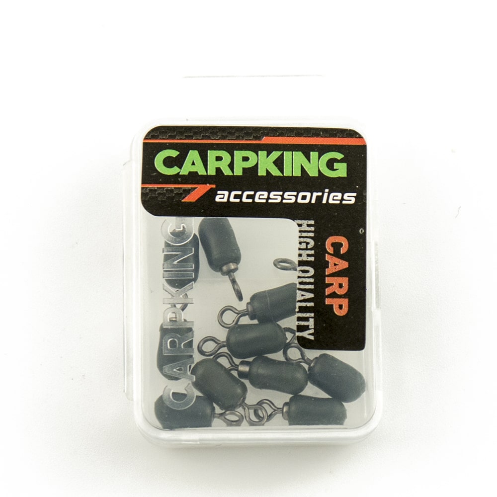 фотография товара Отбойник фидерный Carpking с вертлюгом "S" Brown 30 шт в упак. (фасовка 10уп) CK3002-S интернет-магазина Caimanfishing