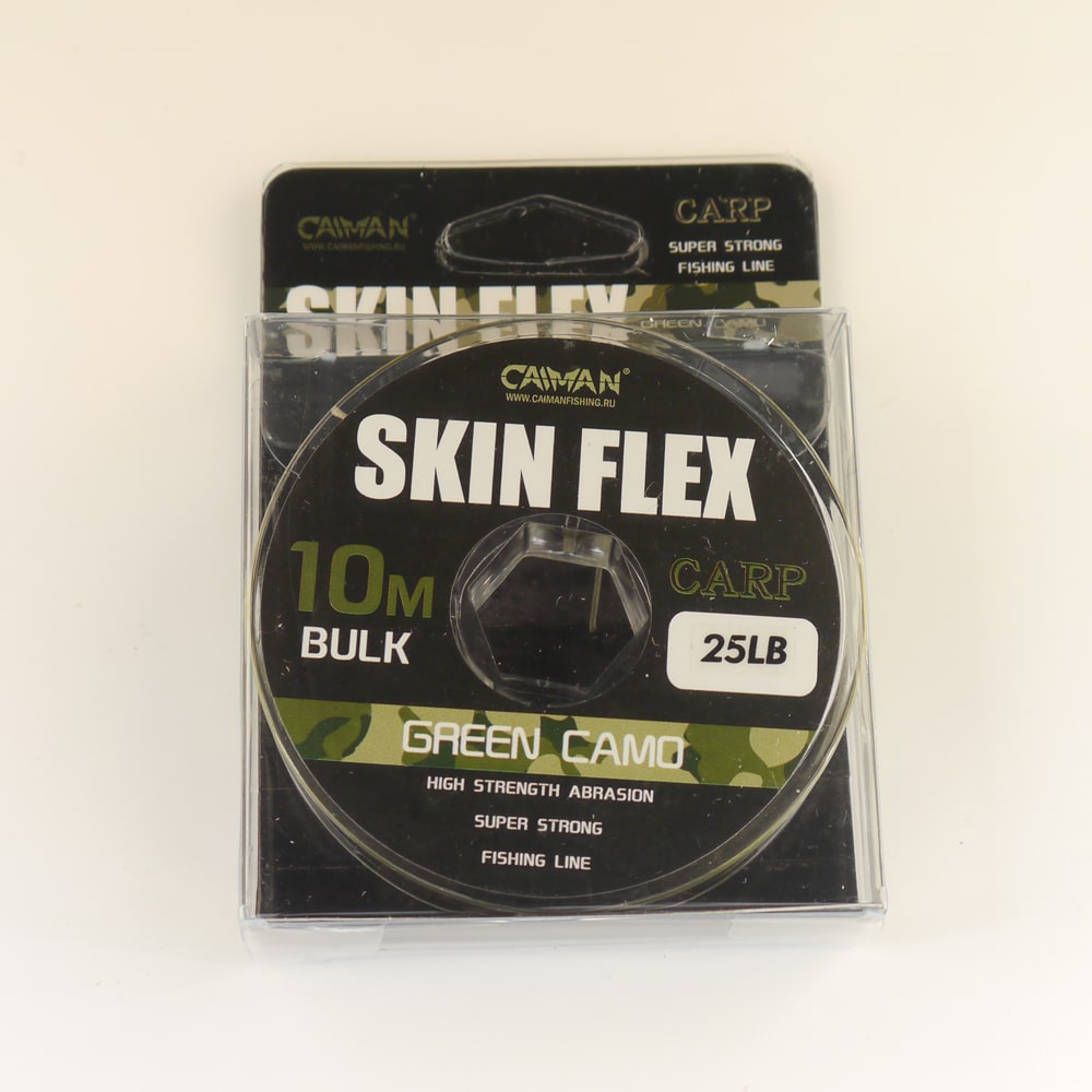 фотография товара Поводковый материал Caiman Skin Flex в оплетке Камуфляж 10m 25lbs 215867 интернет-магазина Caimanfishing