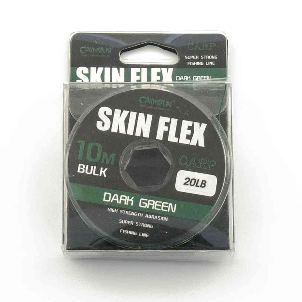 фотография товара Поводковый материал Caiman Skin Flex в оплетке Olive 10m 20lbs 215864 интернет-магазина Caimanfishing