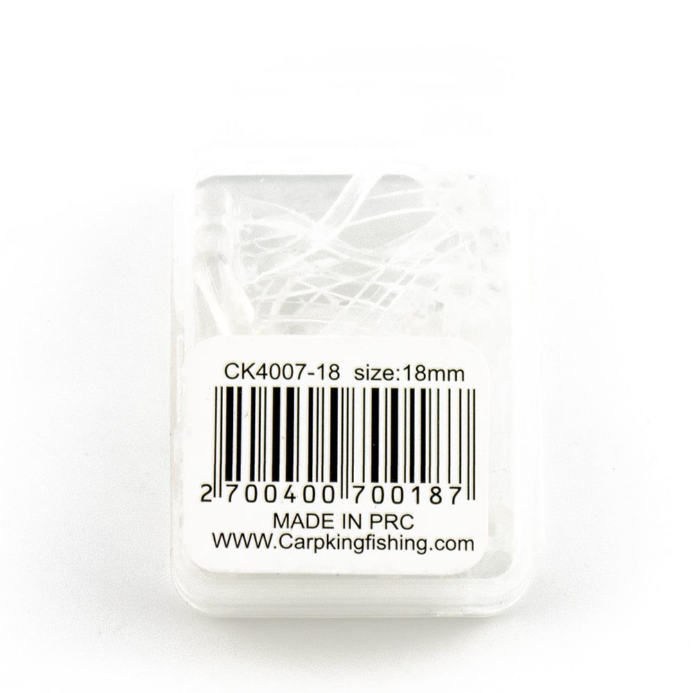 фотография товара Силиконовый волос со стопором Carpking 18 мм 24 шт в упак (фасовка 10 упак.)  CK4007-18 интернет-магазина Caimanfishing