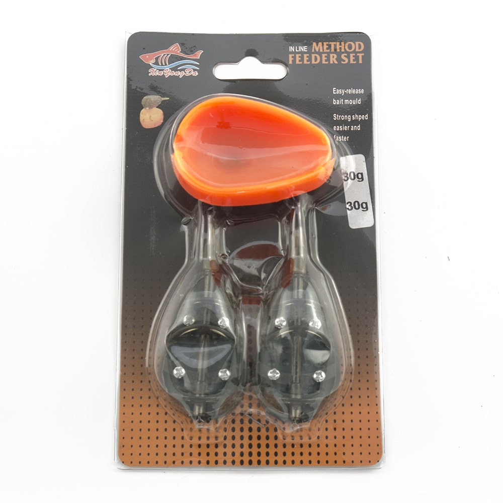 Набор методных кормушек с формой Palomino XYD117 2+1 30g оптом в