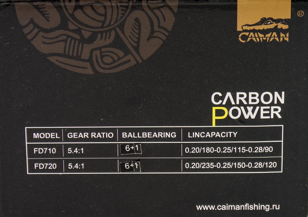 фотография товара Катушка Caiman Carbon Power FD710  интернет-магазина Caimanfishing