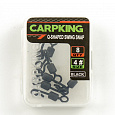 фотография товара Вертлюг с быстросъемом Carpking CK9207-04 #4 (8шт в упак) интернет-магазина Caimanfishing