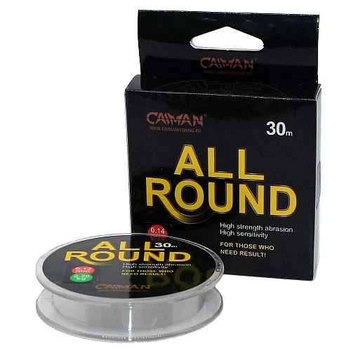 Леска Caiman All Round 30м 0,10мм