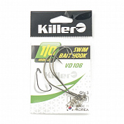 фотография товара Крючок офсетный Killer Swim bait hook № 1/0 интернет-магазина Caimanfishing