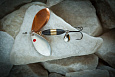 фотография товара Блесна вращающаяся Profilux Бабочка ТМ серебро-латунь интернет-магазина Caimanfishing