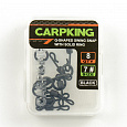 фотография товара Вертлюг с быстросъемом с кольцом Carpking CK9209-07 #7 (8шт в упак) интернет-магазина Caimanfishing