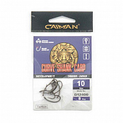 фотография товара Крючки Caiman Curve Shank Carp Teflon №10 12400 интернет-магазина Caimanfishing